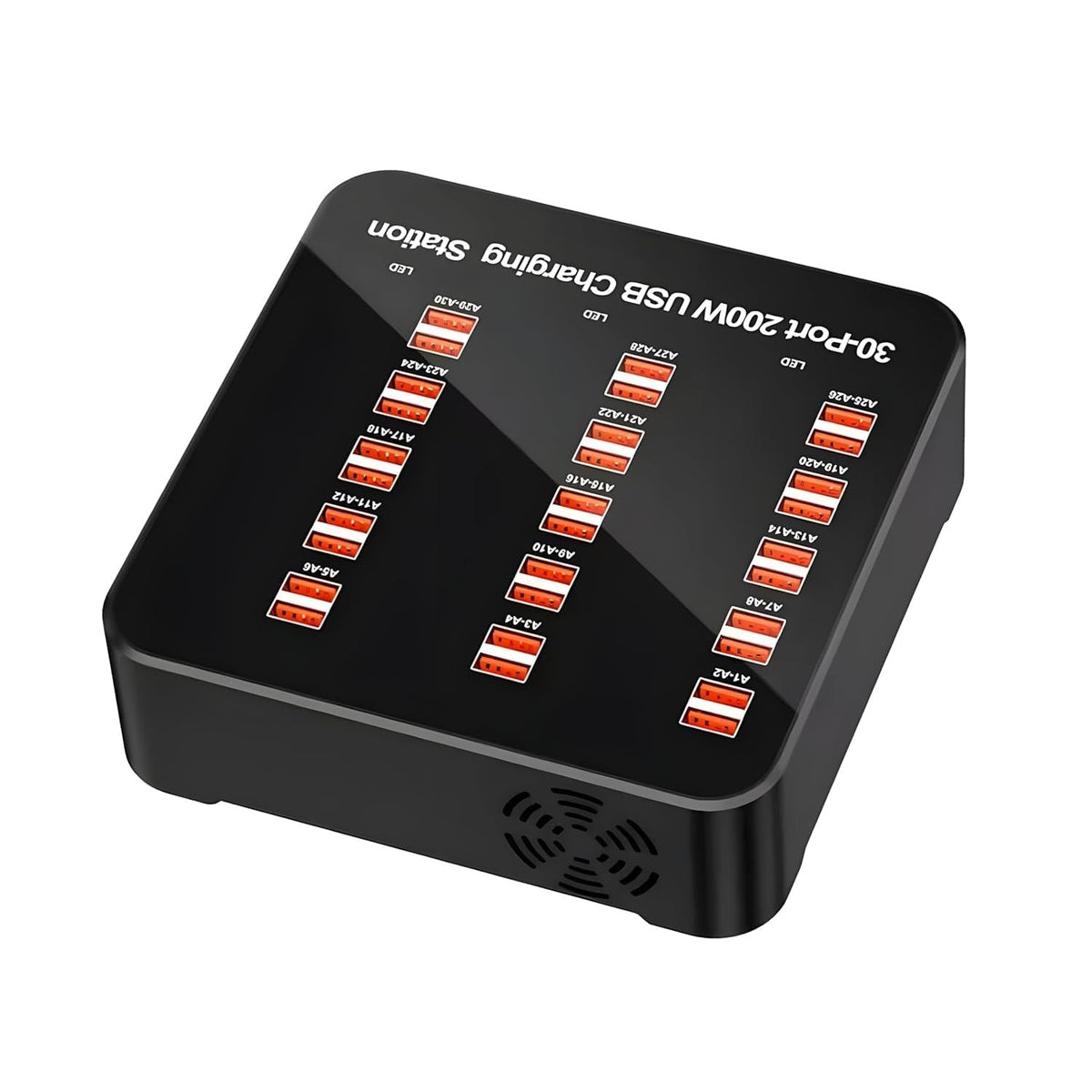 30 Port 200w Usb Fast Charging Station