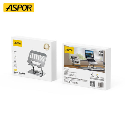 Aspor A703 360° Rotating Foldable Laptop Desktop Stand