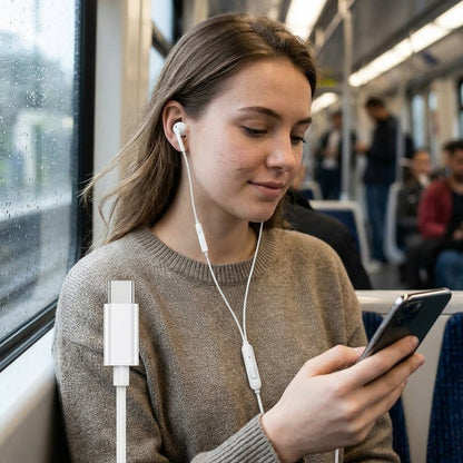 ASPOR A225 HI-FI STEREO USB-C WIRED HANDSFREE