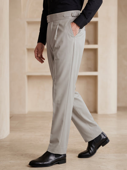 Beige Imported Straight Fit Gurkha Pant (FDT-447)
