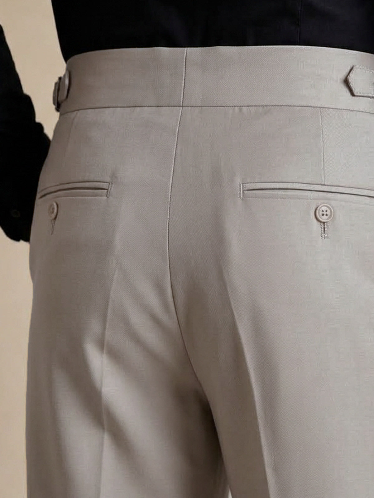 Beige Imported Straight Fit Gurkha Pant (FDT-447)