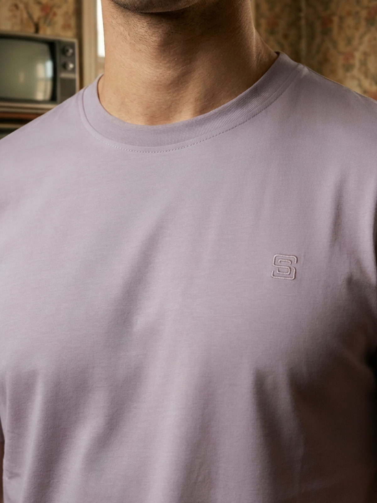 Beige Basic T-Shirt (TEE-513)