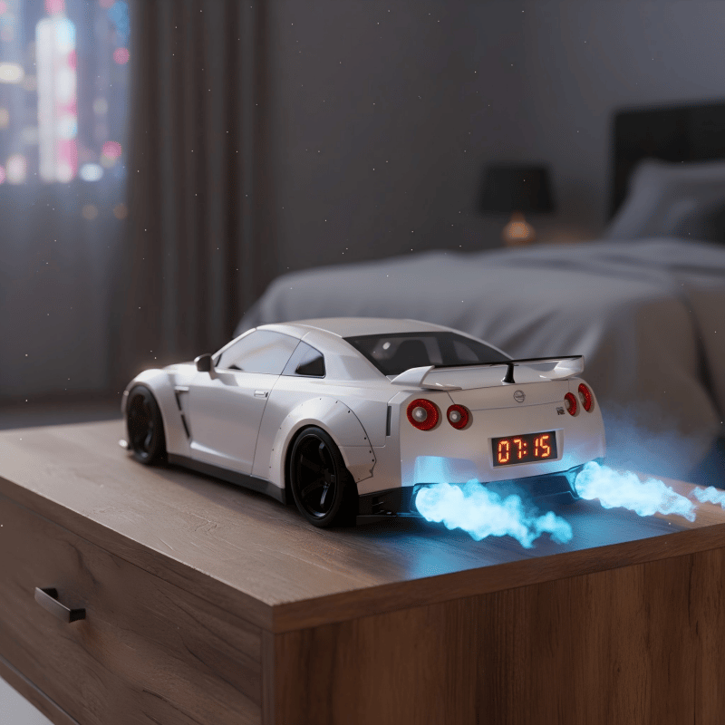 Car Engine Sound Alarm Clock